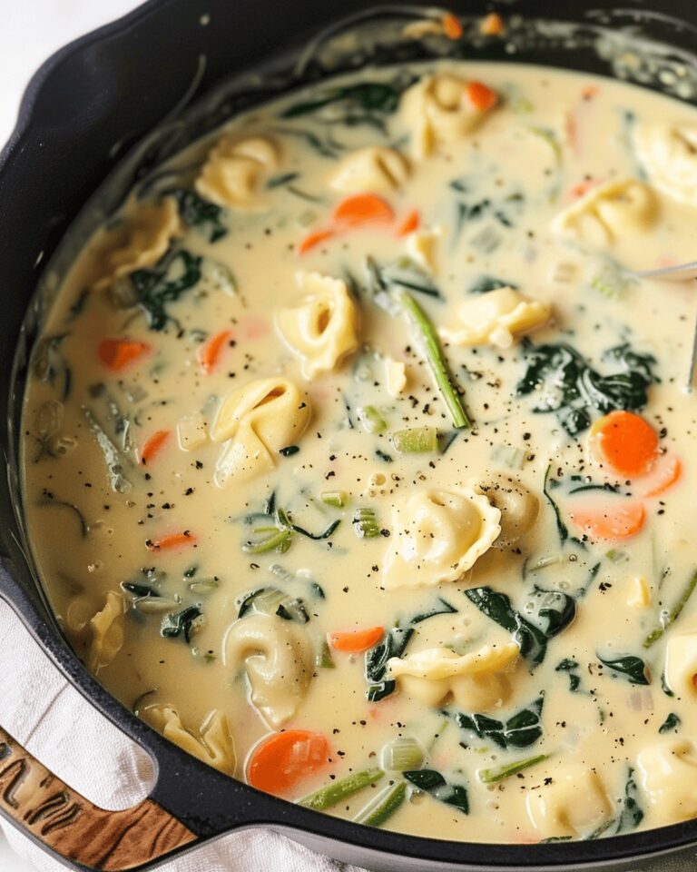 Silky Spinach Tortellini Triumph Recipe