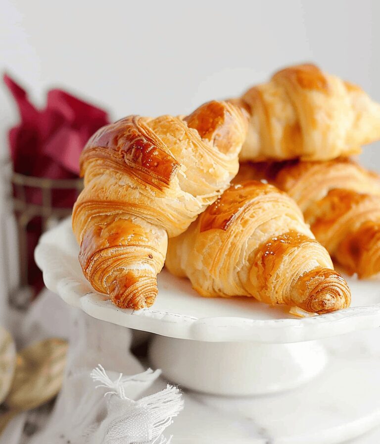 Buttery Homemade Croissants Recipe