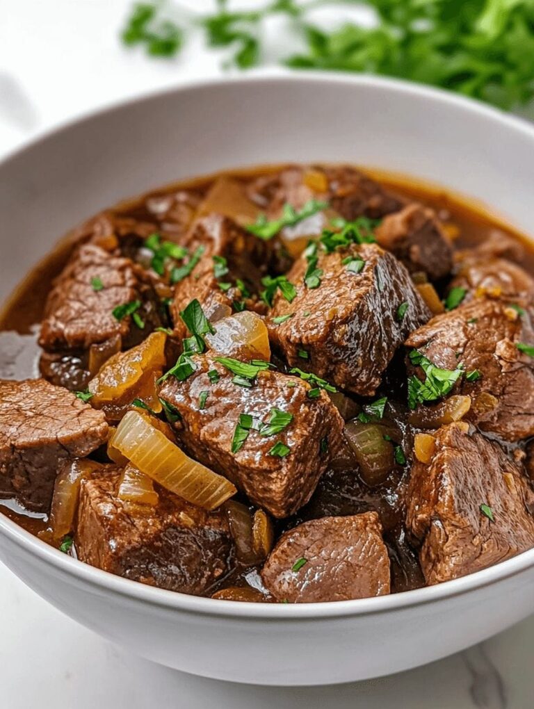 Slow Cooker Steak Soup Recipe