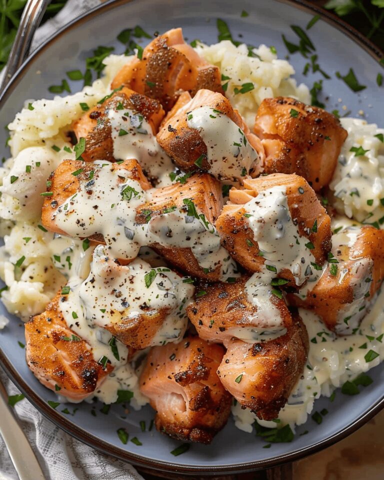 Crispy Air Fryer Salmon Bites Recipe