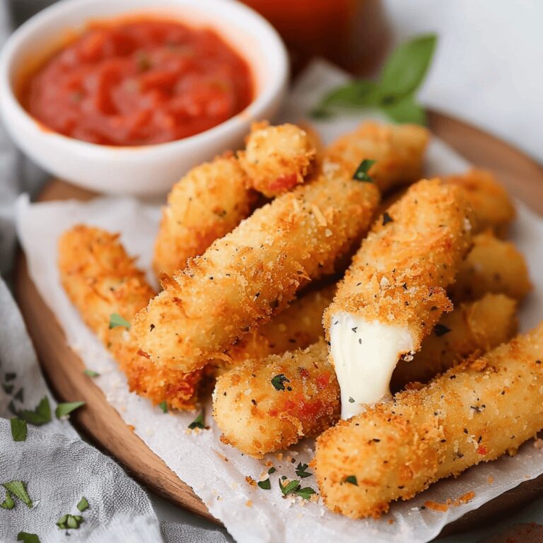 Homemade Mozzarella Sticks Recipe