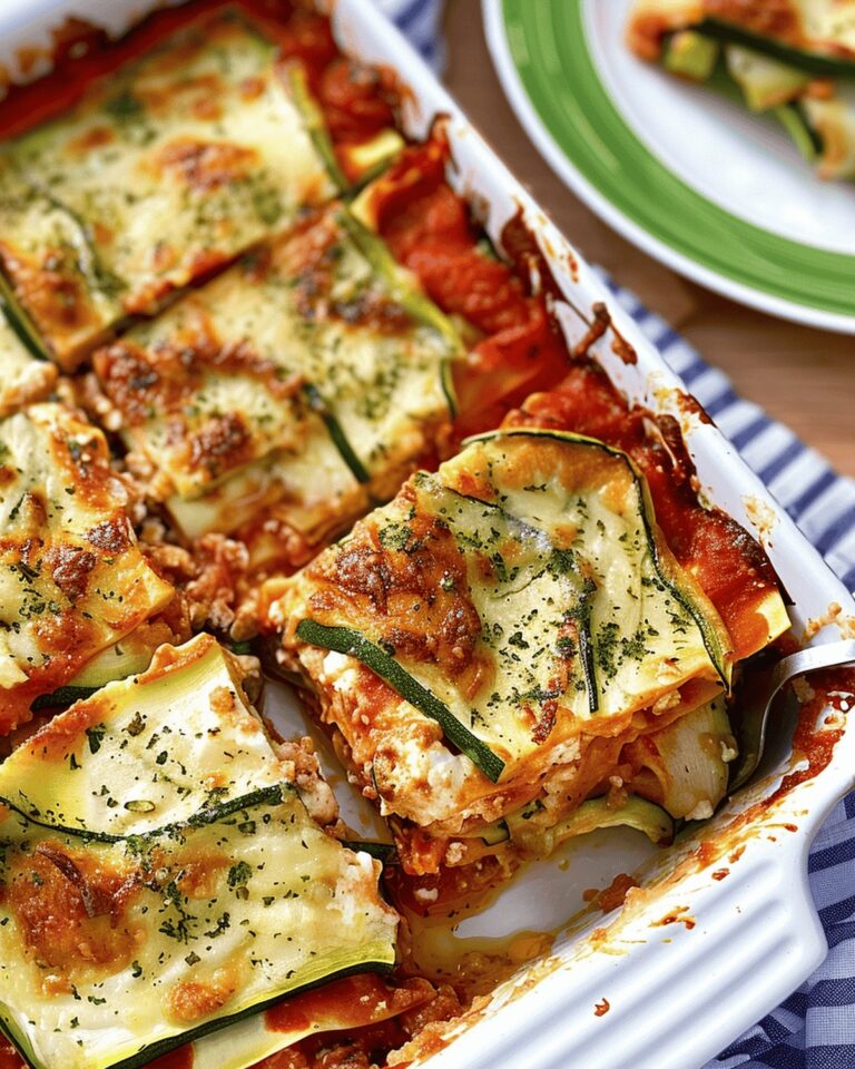 Creamy Zucchini Lasagna Recipe