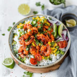 Zesty Fiesta Shrimp Bowl Recipe