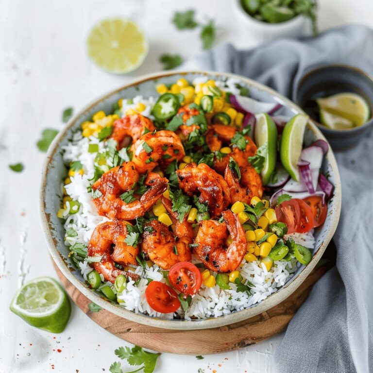 Zesty Fiesta Shrimp Bowl Recipe