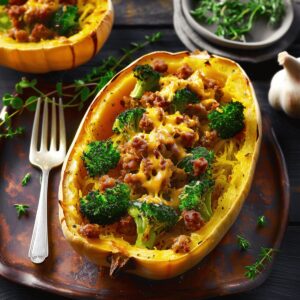 Delightful Spaghetti Squash Boats Recipe