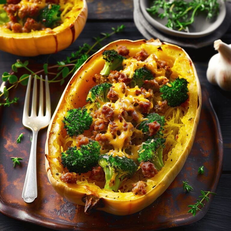 Delightful Spaghetti Squash Boats Recipe