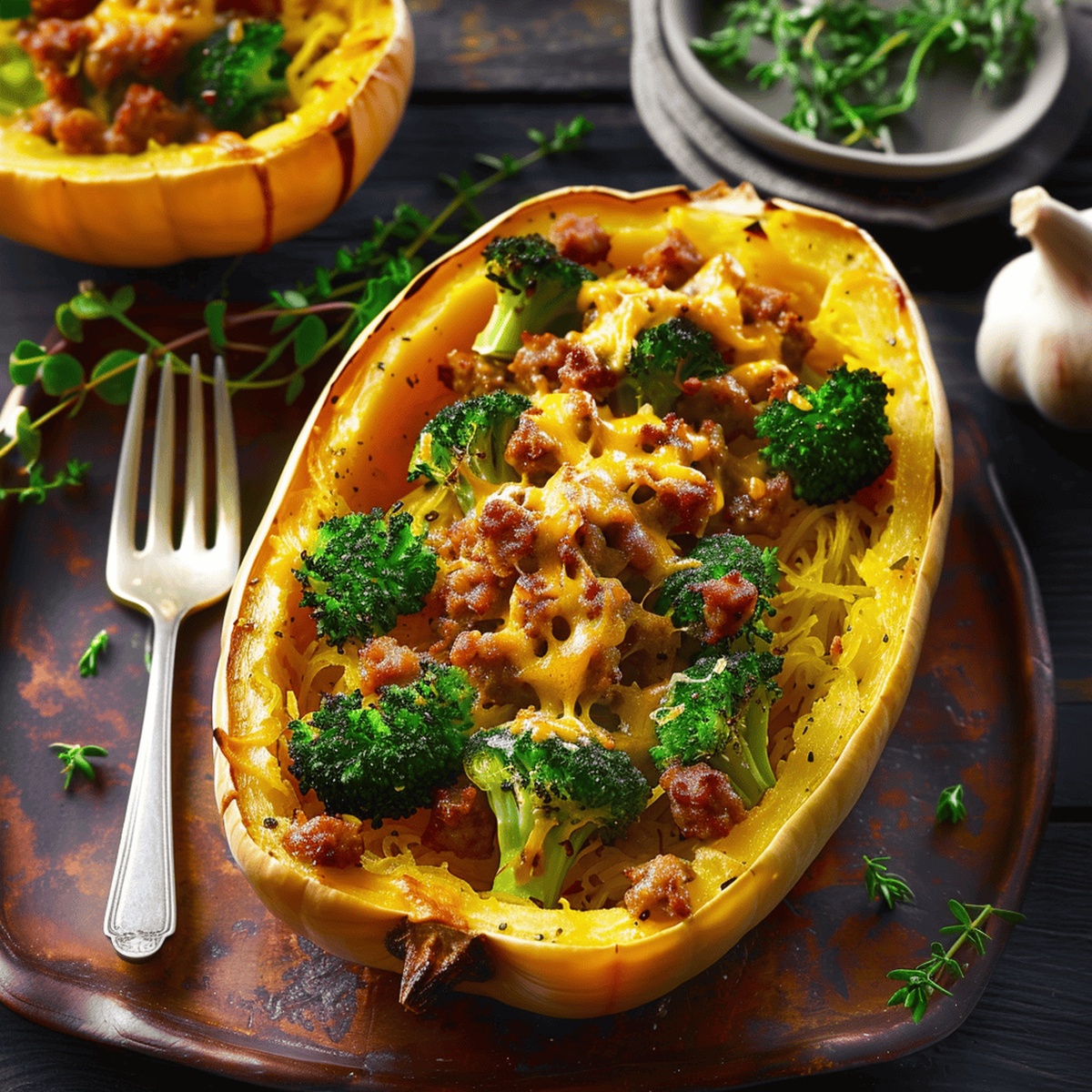 Delightful Spaghetti Squash Boats Recipe