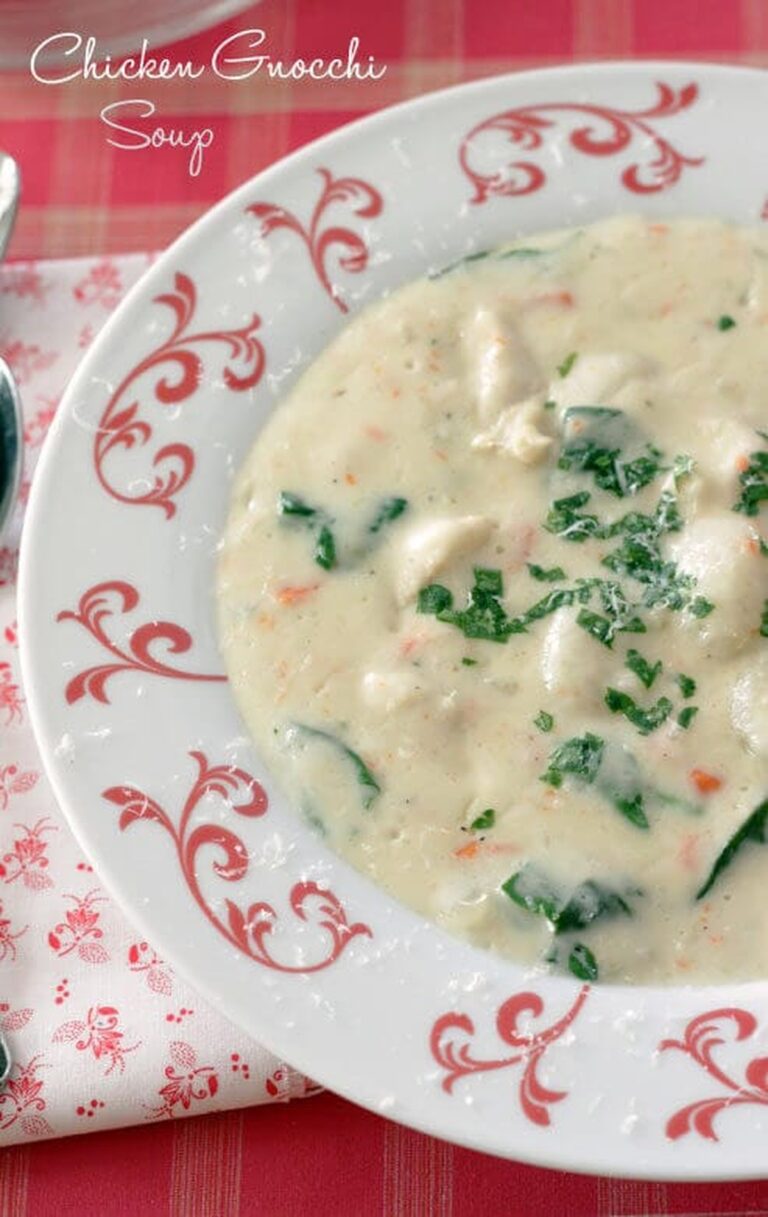 Olive Garden Chicken Gnocchi Soup Recipe