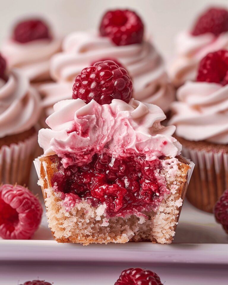 Heavenly Raspberry Cupcakes Recipe