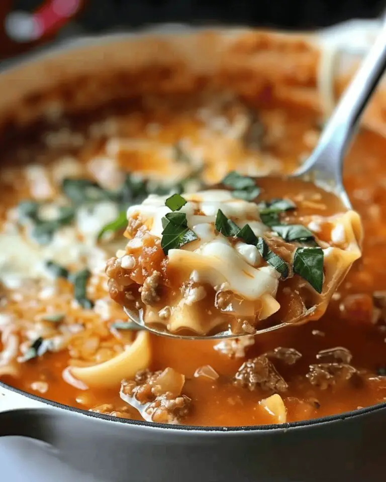Hearty Lasagna Soup Sensation Recipe