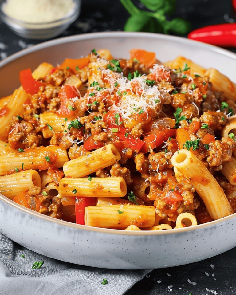 Fiery Pasta With Italian Sausage And Peppers Recipe