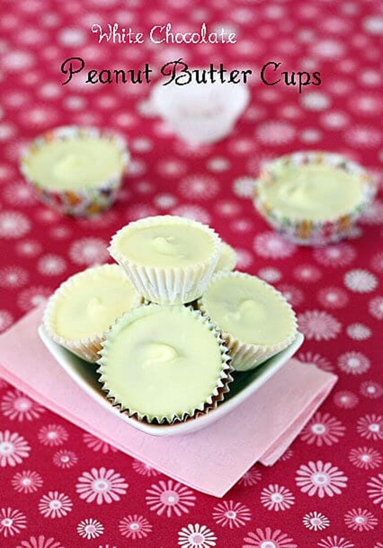White Chocolate Peanut Butter Cups Recipe