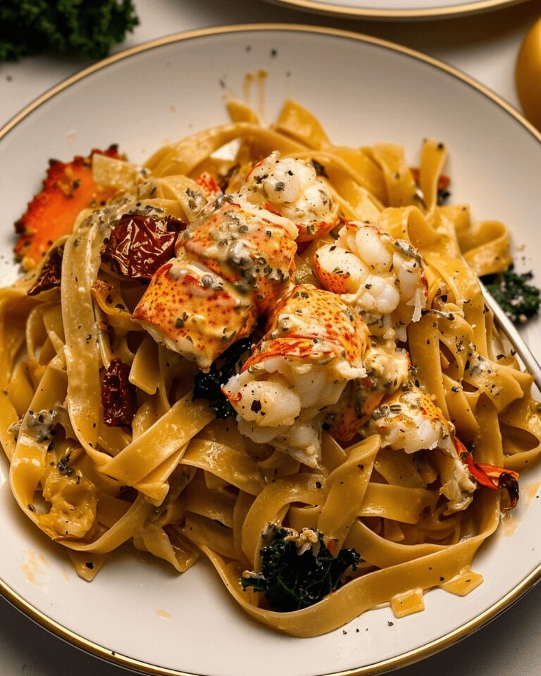 Luxurious Tuscan Lobster Pasta Recipe