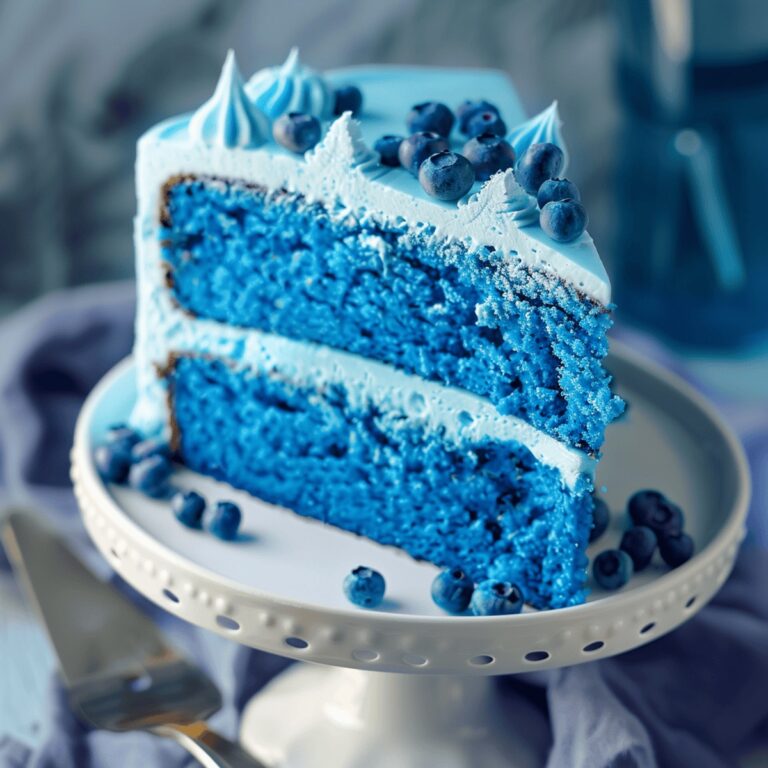Luscious Blue Velvet Cake Recipe