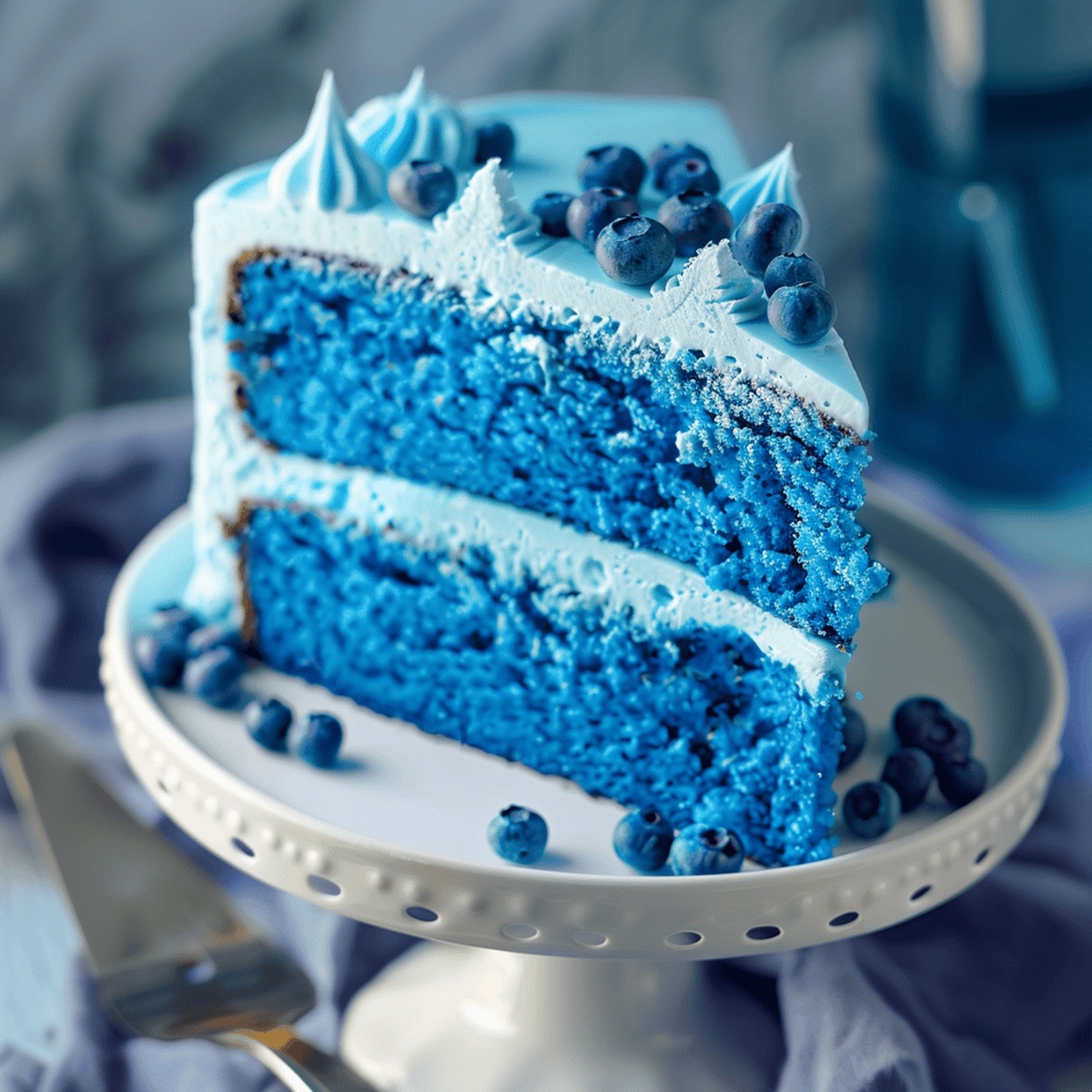 Luscious Blue Velvet Cake Recipe