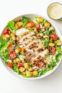 Low Carb Keto Chicken Caesar Salad Recipe