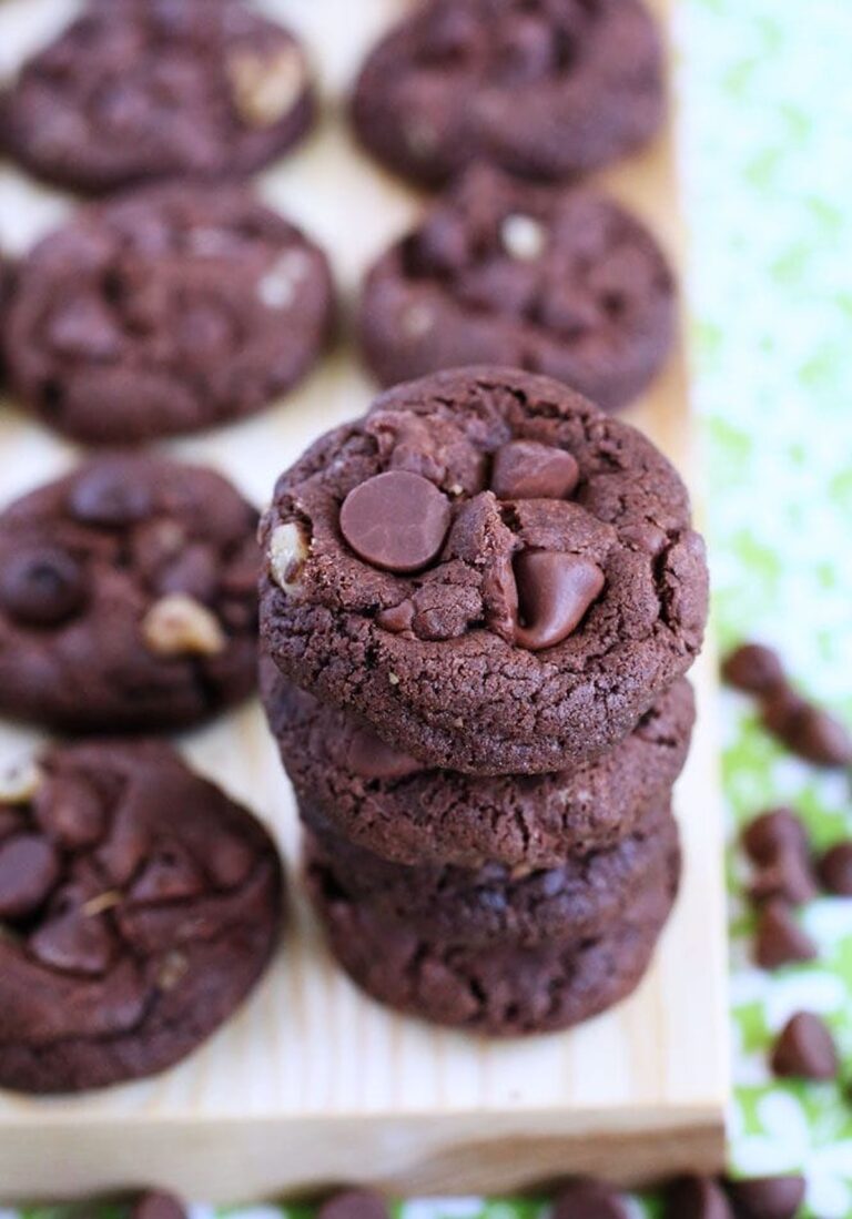 Double Chocolate Walnut Cookies Recipe
