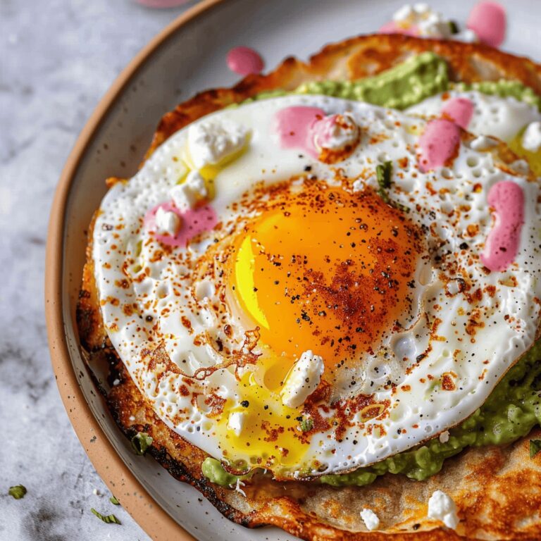Crispy Feta Fried Eggs Recipe