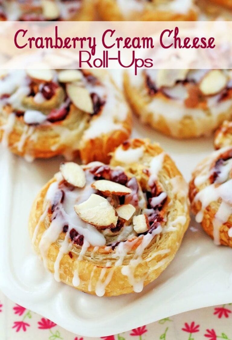 Cranberry Cream Cheese Roll Ups Recipe