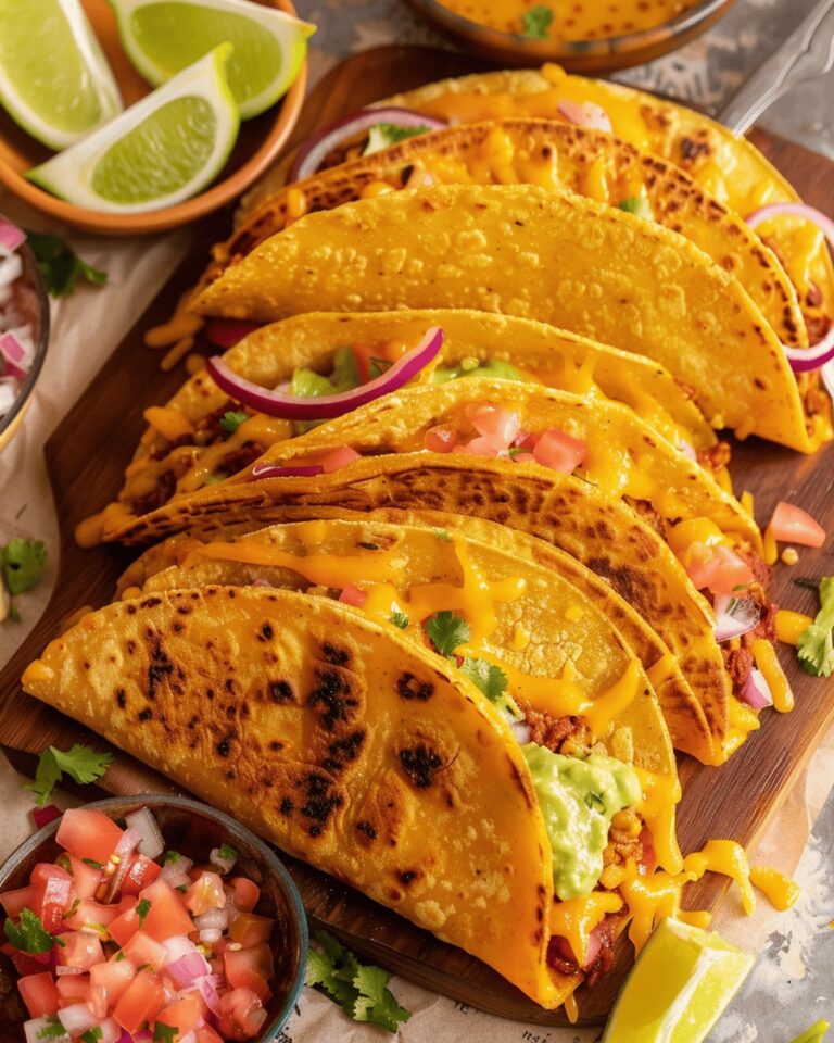 Creamy Refried Bean Tacos Recipe