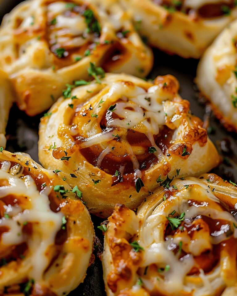 Crispy BBQ Chicken Pizza Rolls Recipe