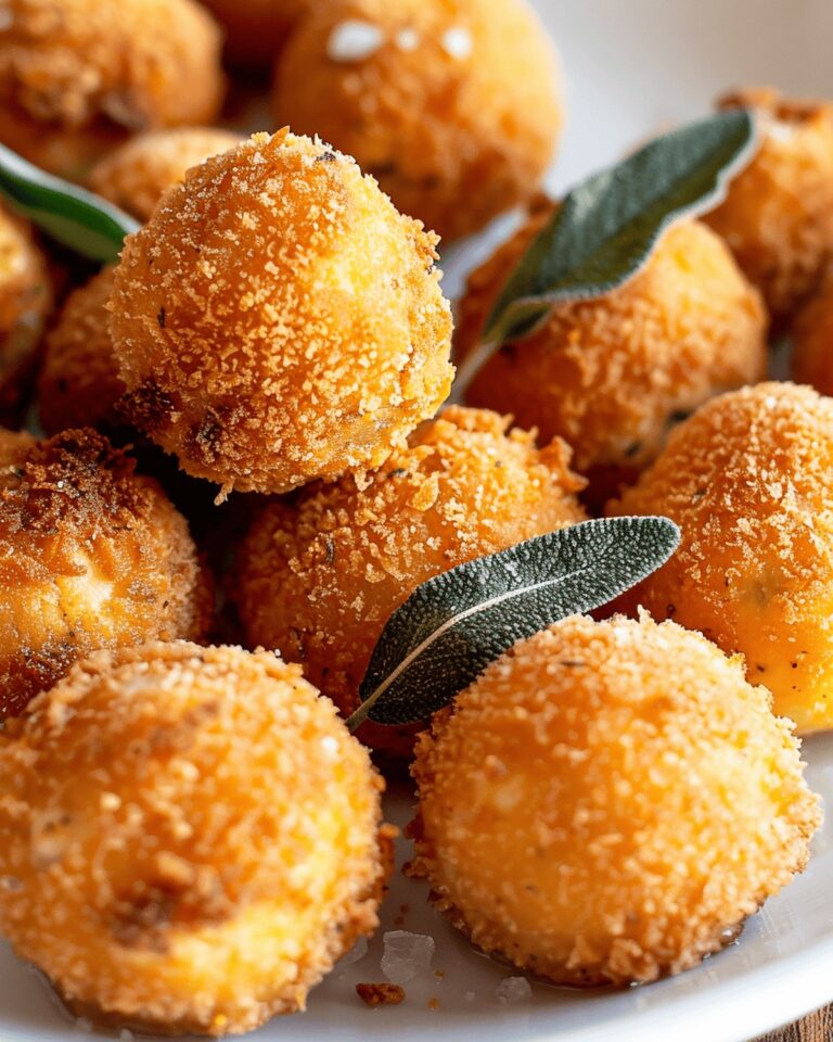 Golden Pumpkin Goat Cheese Balls Recipe