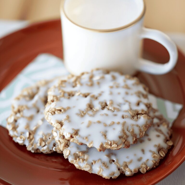 Irresistible Iced Oatmeal Cookies Recipe