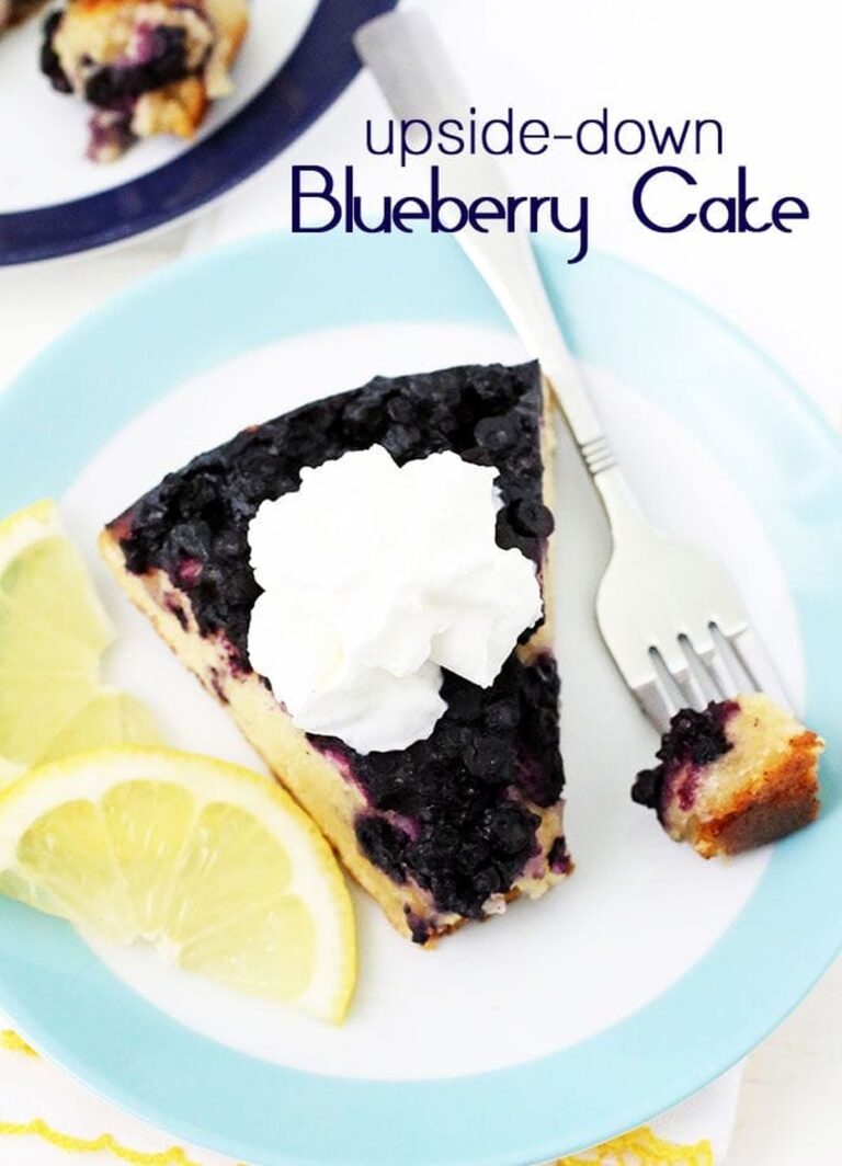 Lemon Blueberry Upside-Down Cake Recipe