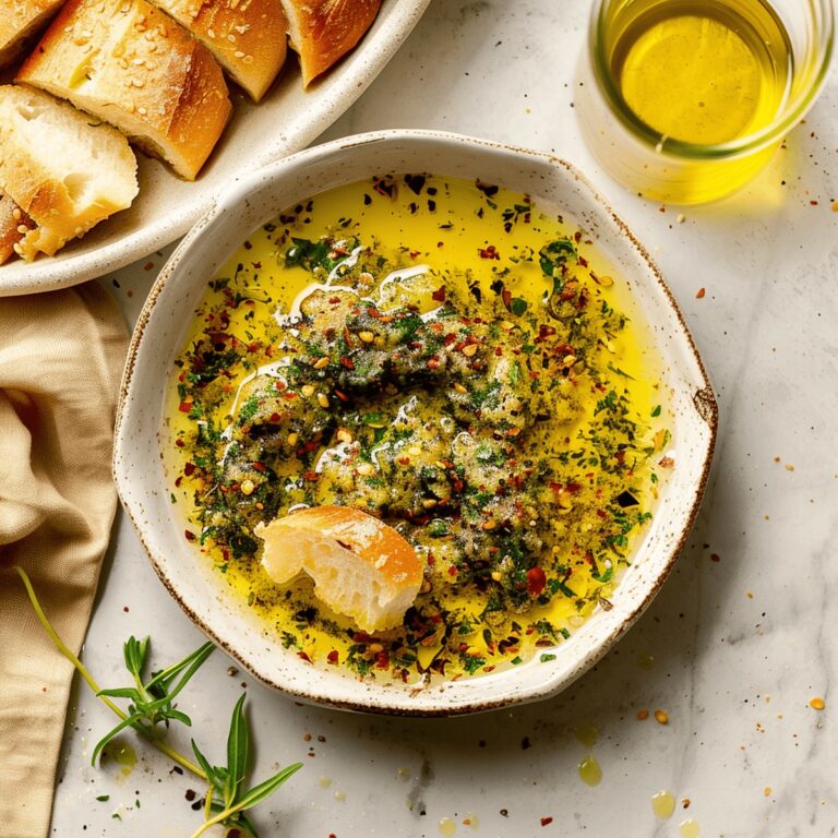 Irresistible Garlic Olive Oil Dip Recipe