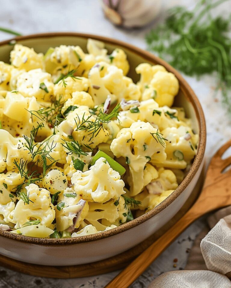 Creamy Cauliflower Potato Salad Recipe