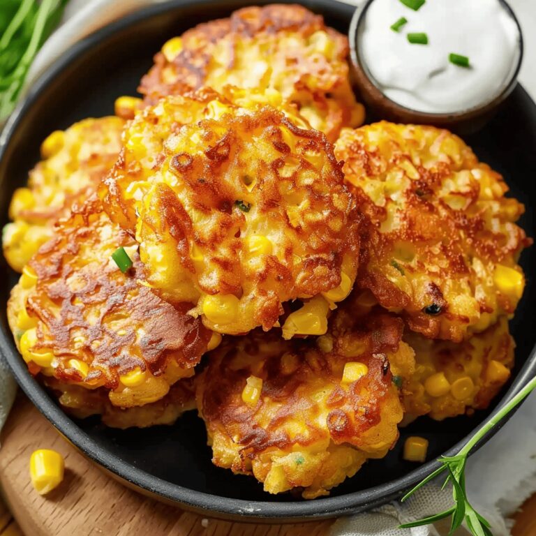 Crispy Corn Fritters Recipe