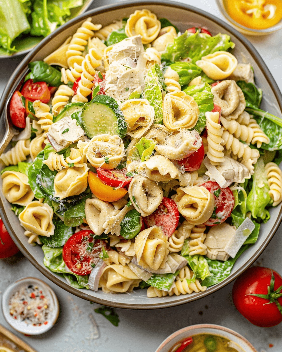 Vibrant Tortellini Pasta Salad Recipe