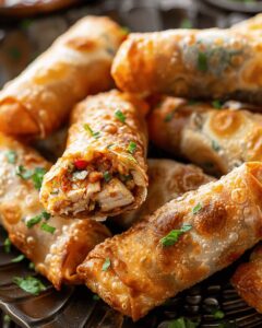 Crispy Mexican Chicken Egg Rolls Recipe