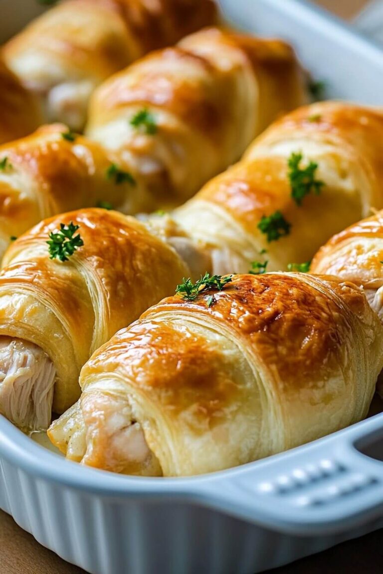 Chicken Crescent Roll-Ups Recipe