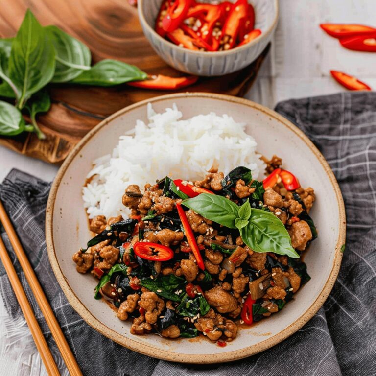 Authentic Thai Basil Chicken Recipe