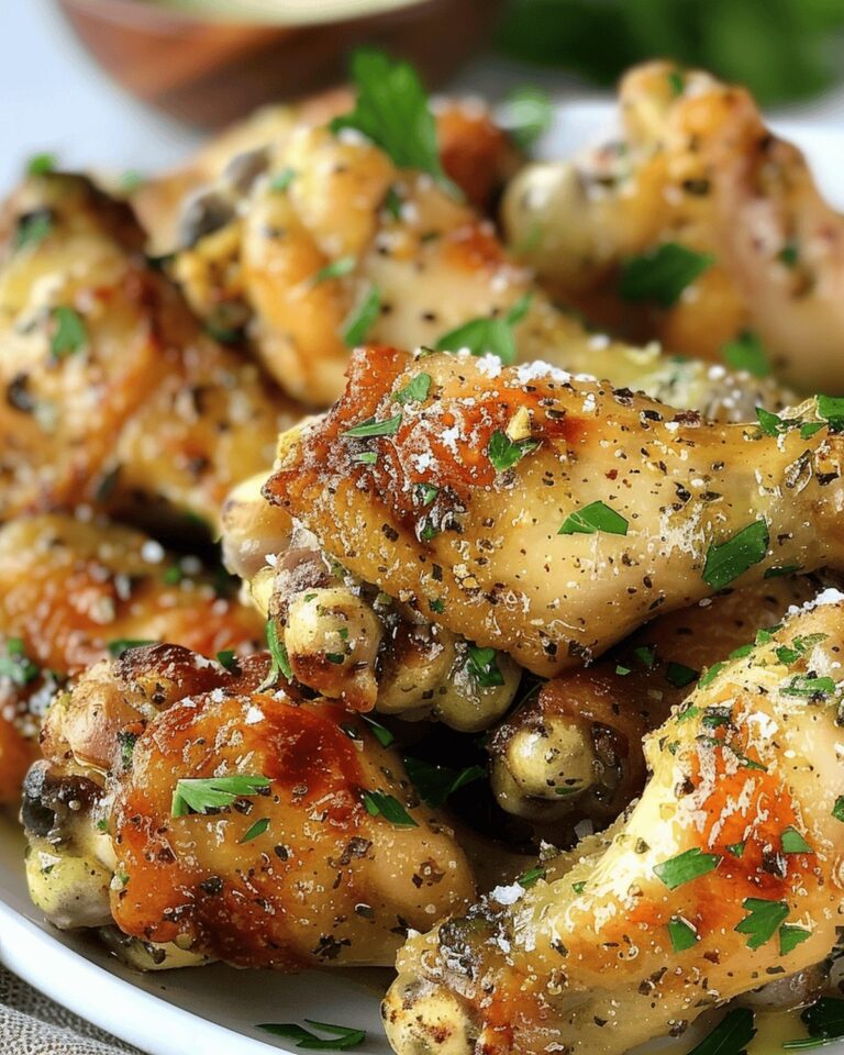 Crispy Garlic Chicken Wings Recipe