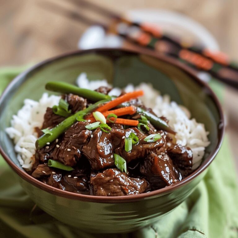 Slow Cooker Mongolian Beef Recipe