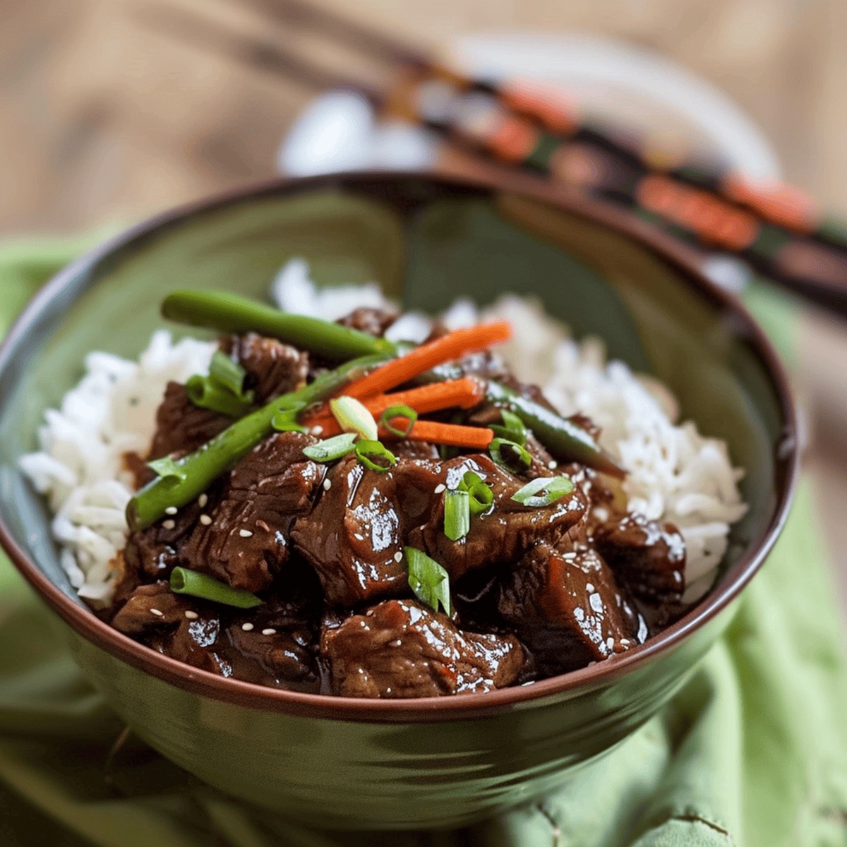 Slow Cooker Mongolian Beef Recipe