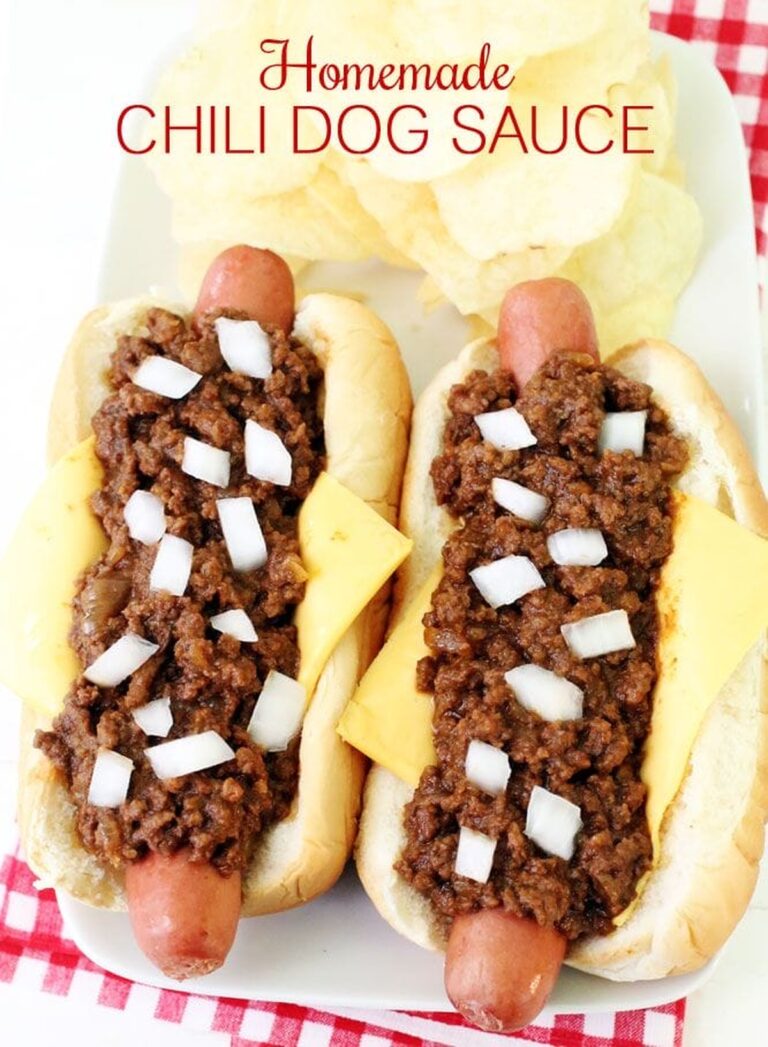 Chili Dog Sauce For Hot Dogs & Fries Recipe