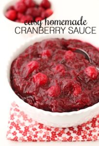 Homemade Cranberry Sauce Recipe