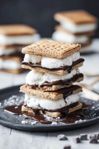 Smores Ice Cream Sandwiches Recipe
