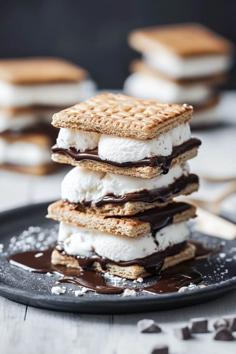 Smores Ice Cream Sandwiches Recipe