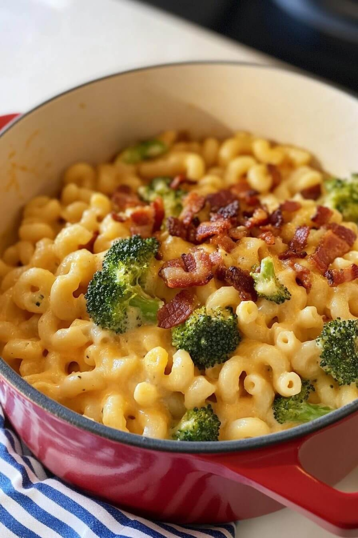 Chicken Broccoli Macaroni And Cheese With Bacon Recipe