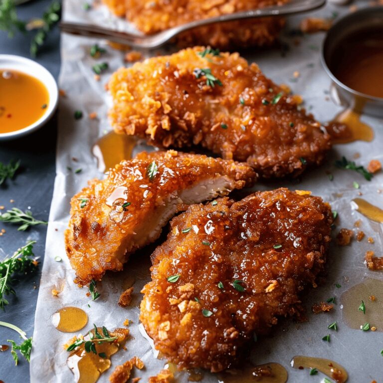 Baked Crunchy Hot Honey Chicken Recipe