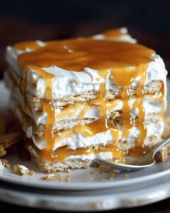 Decadent Salted Caramel Icebox Cake Recipe