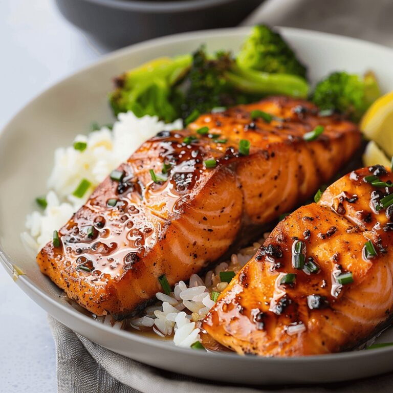 Air Fryer Honey Garlic Salmon Recipe