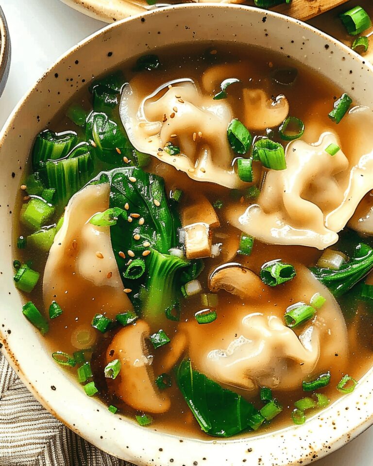 Hearty Shiitake & Bok Choy Soup Recipe
