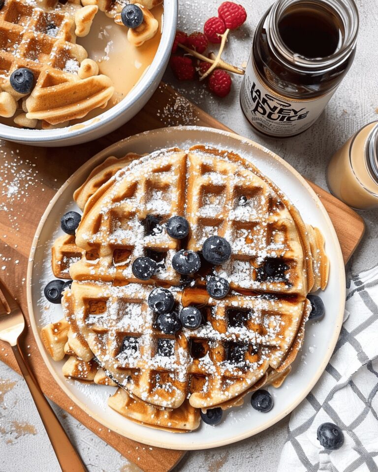 Fluffy Blueberry Waffles Recipe