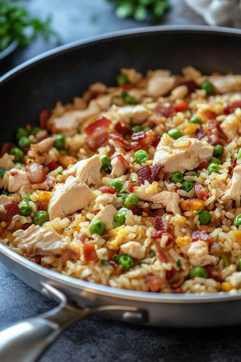 Chicken And Bacon Fried Rice Recipe