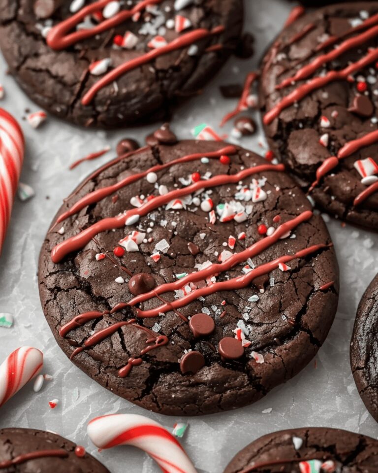Double Chocolate Peppermint Brownie Cookies Recipe